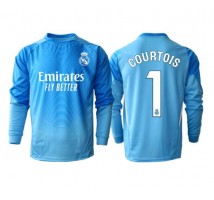 Real Madrid Thibaut Courtois #1 Bramkarskie Koszulka Podstawowa 2025-26 Długi Rękaw